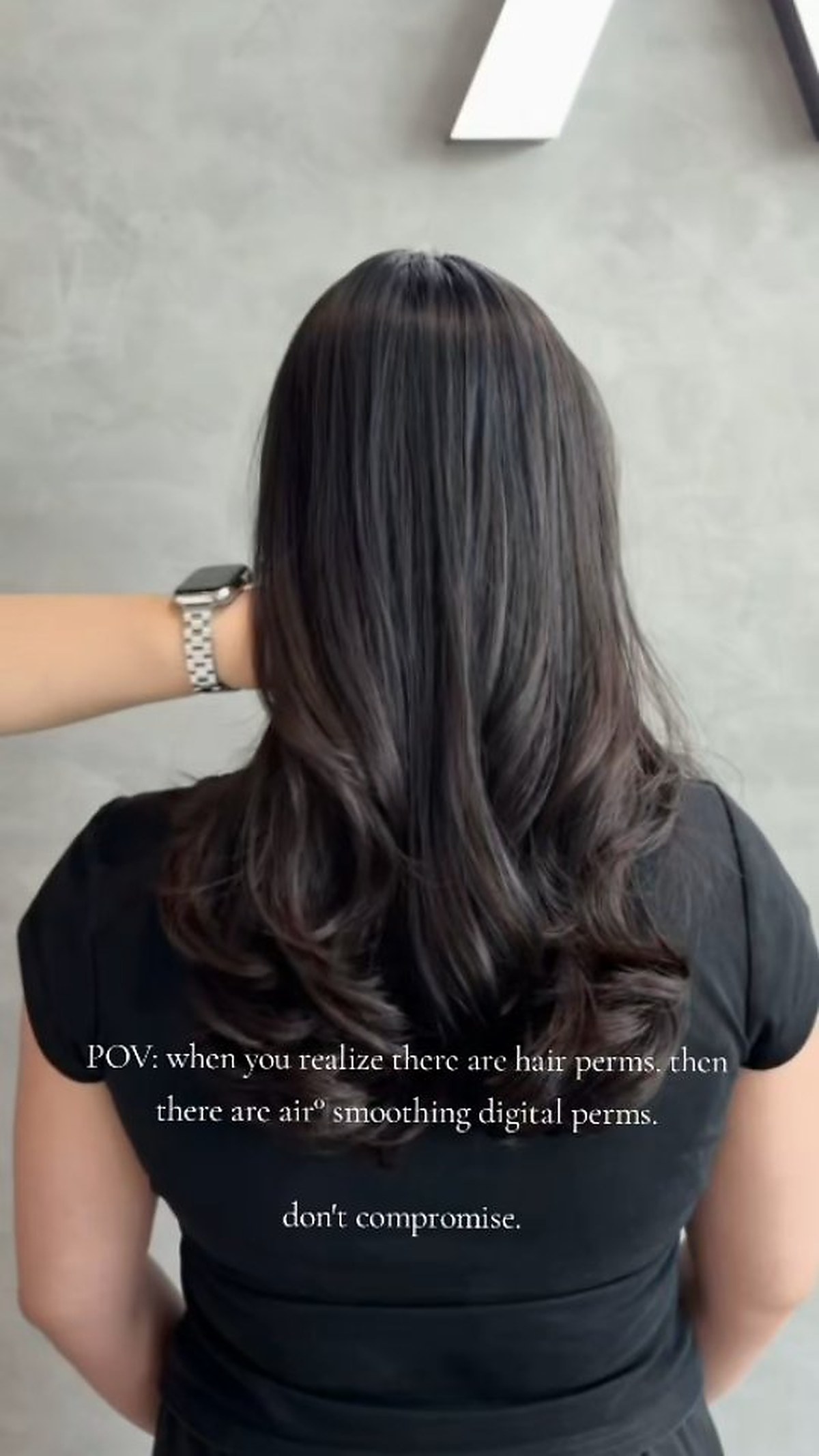 Digital perm result — soft structured waves