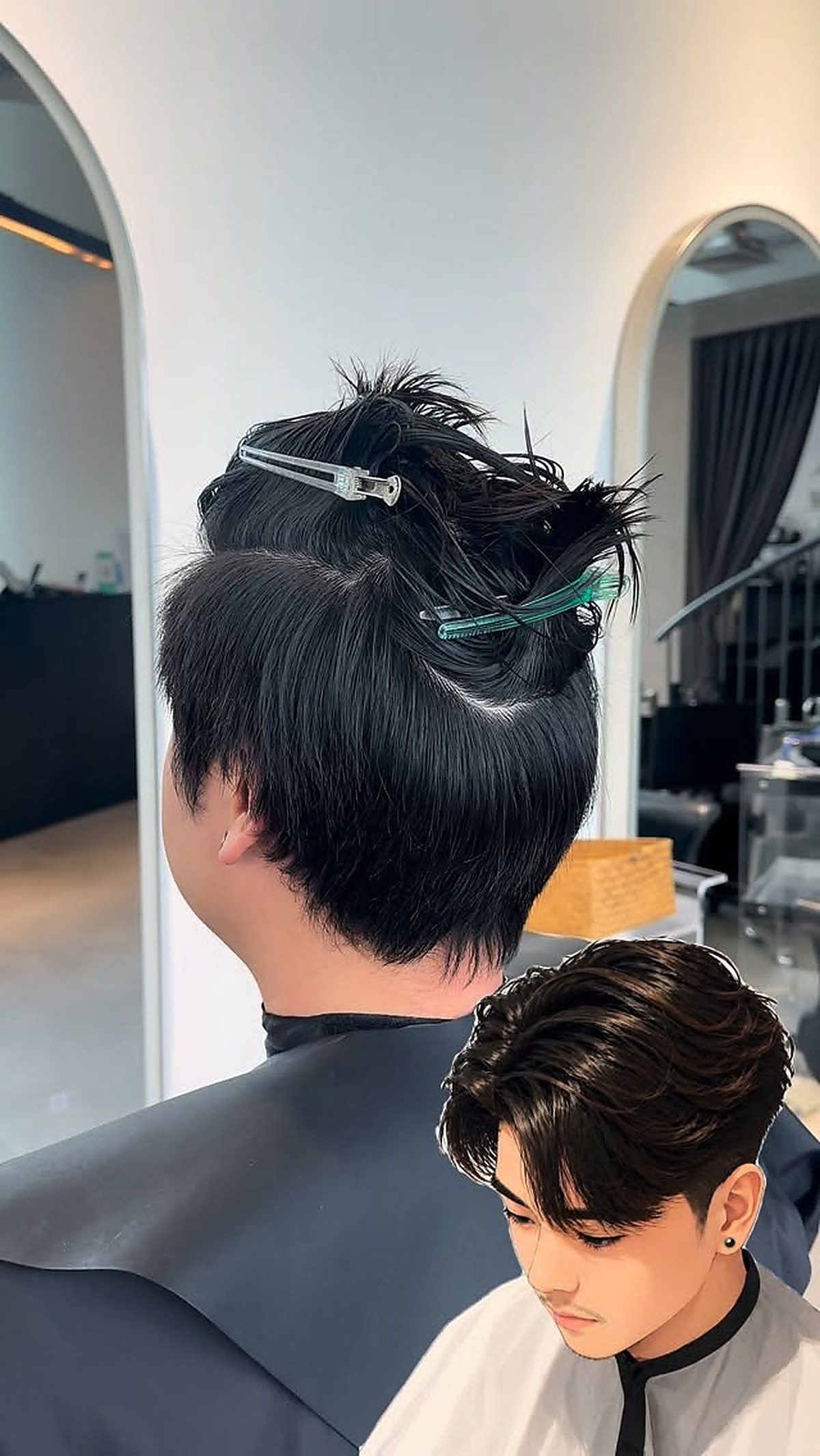 Updo styling with accessories for an occasion
