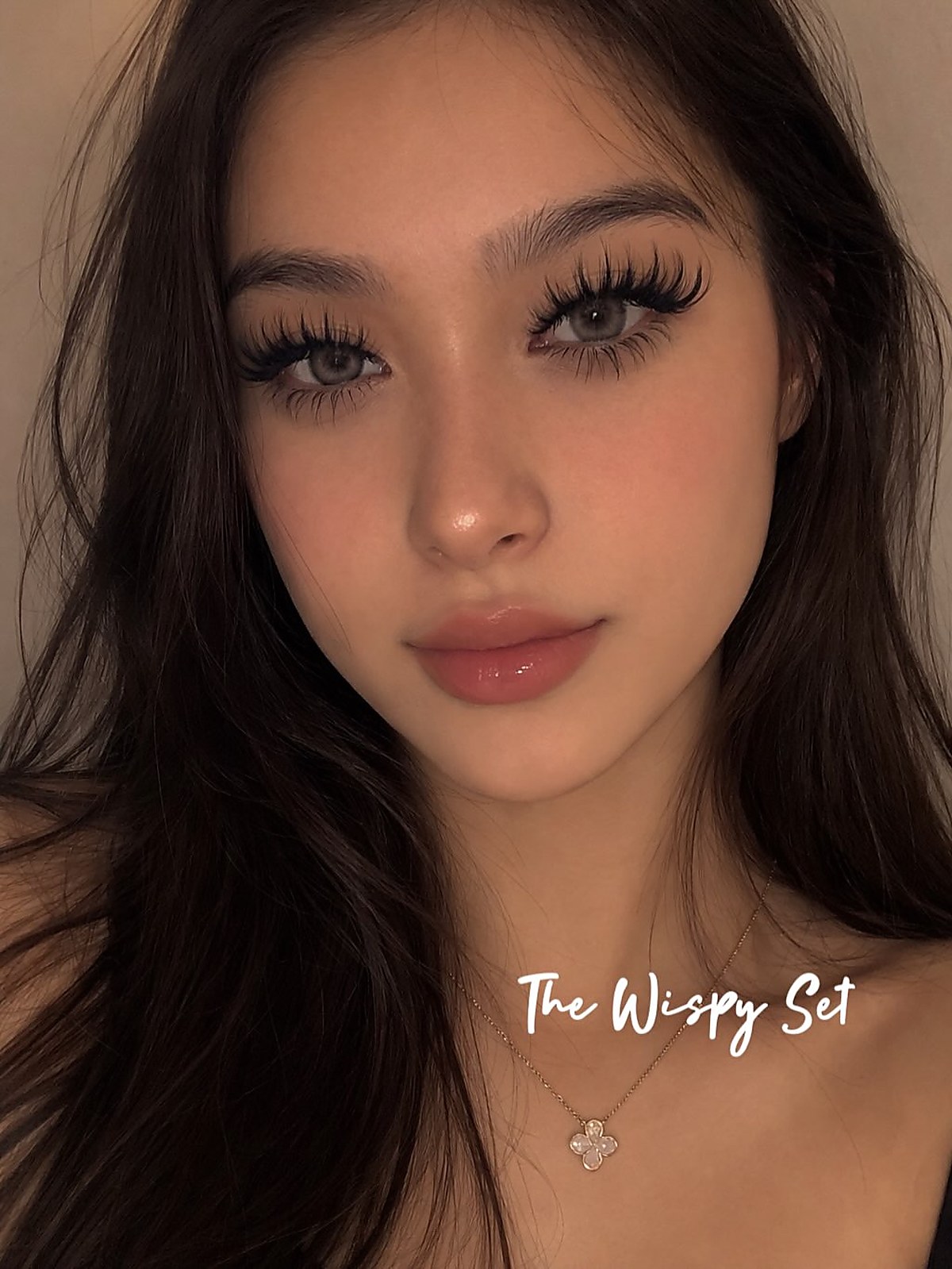 Lash extensions result, mapped to eye shape