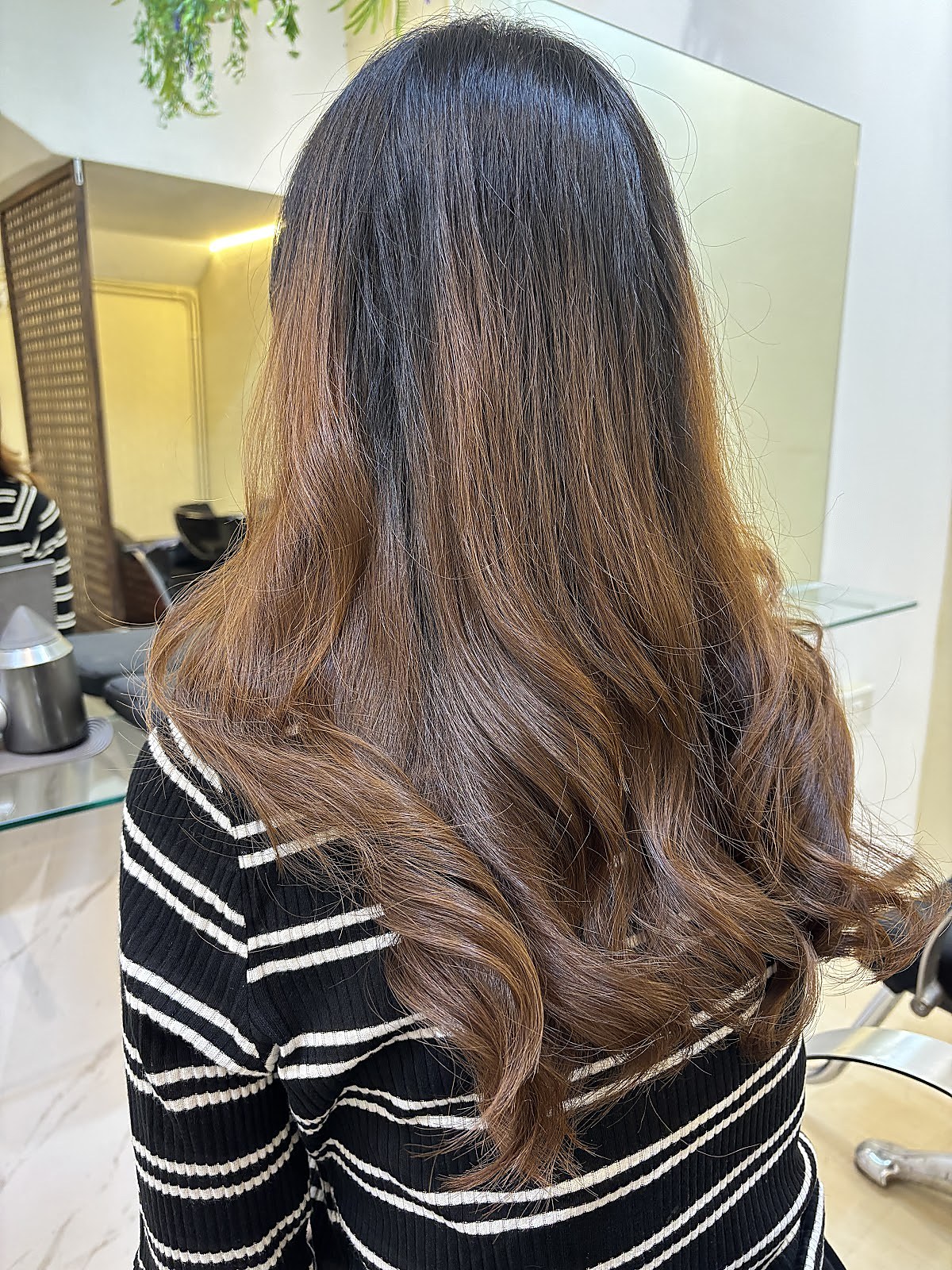 Long hair with soft waves