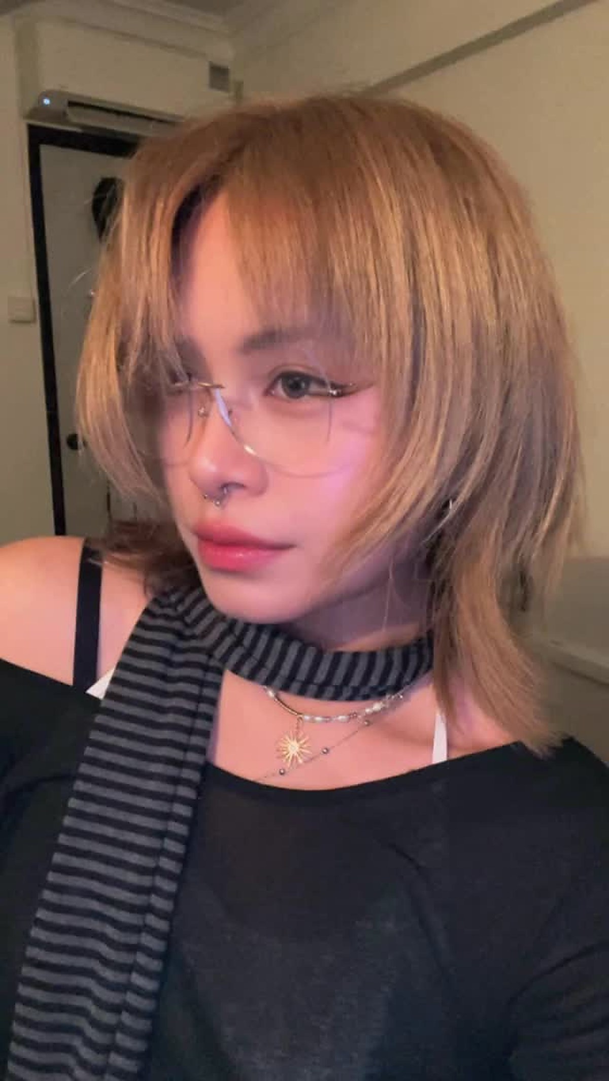 Blonde bob haircut result at Channel Hair