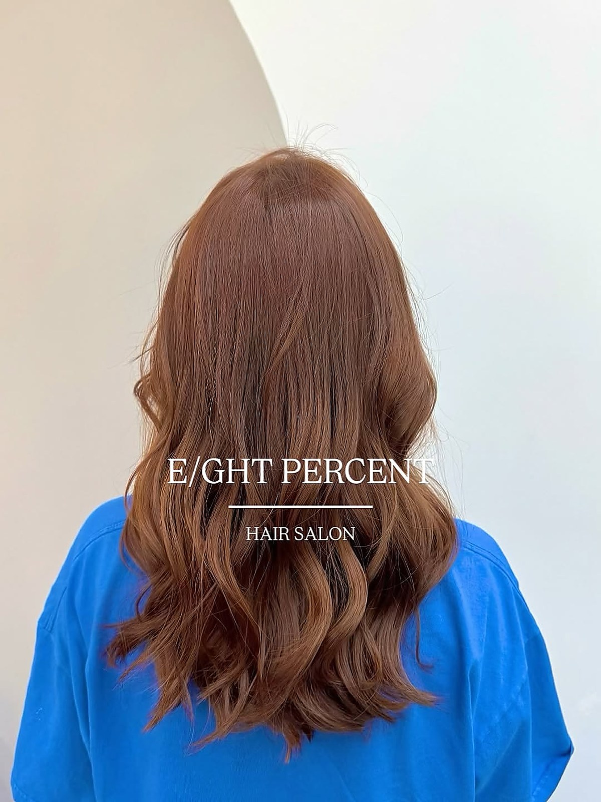 Long wavy hair styling