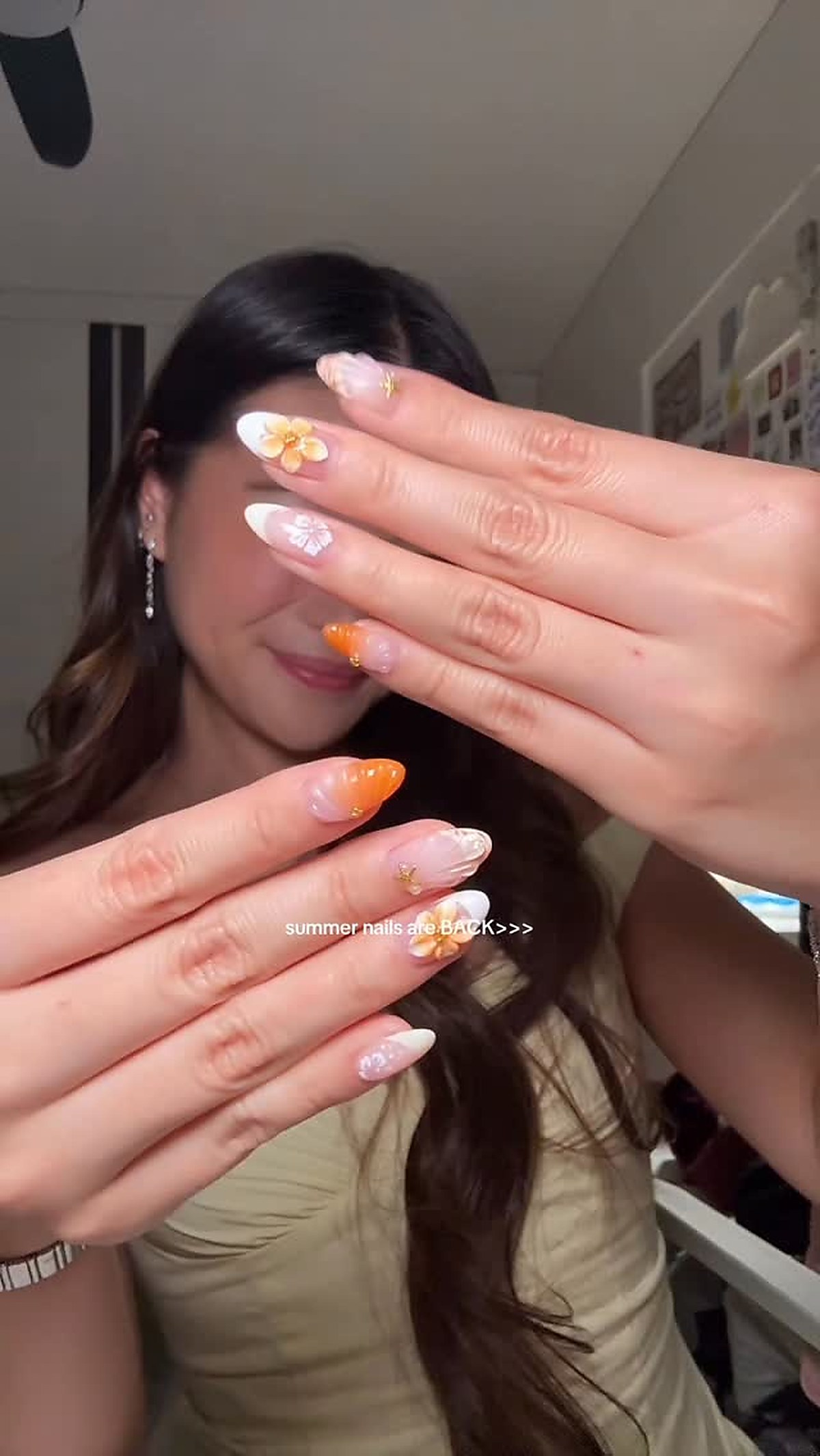 Summer nail art design