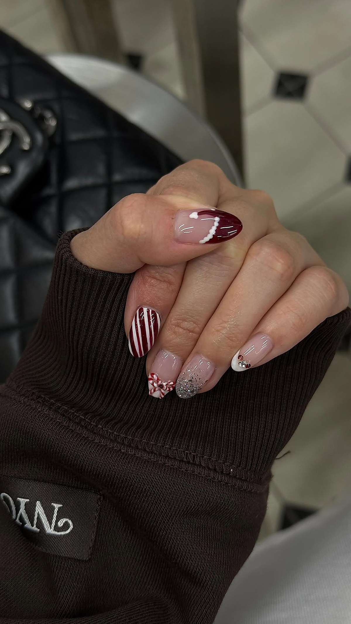 Holiday nail art design