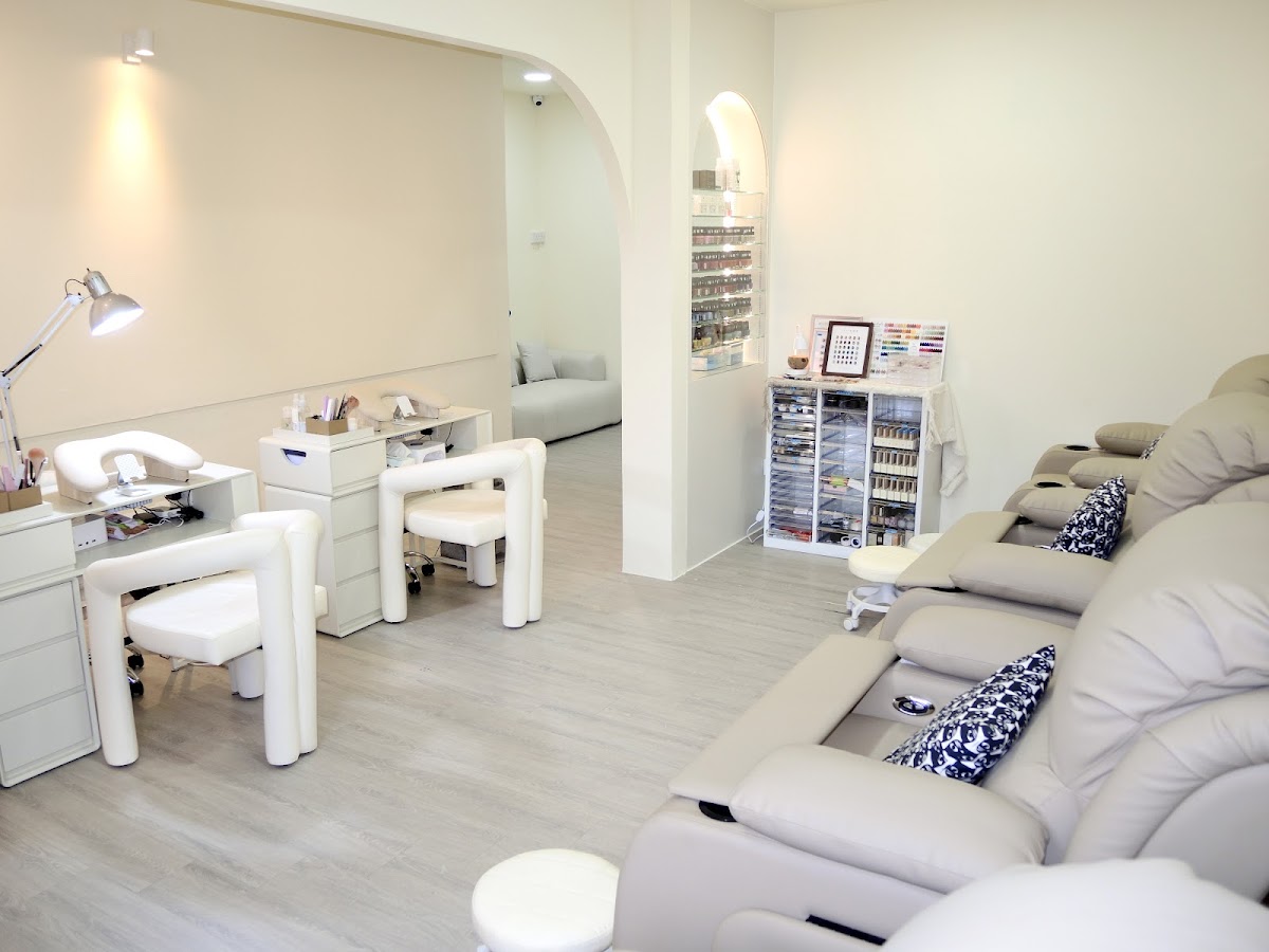 Modern salon interior with treatment stations at Elene Beauty Upper Thomson