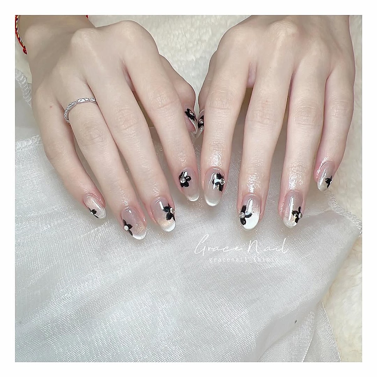 Nail art design final result