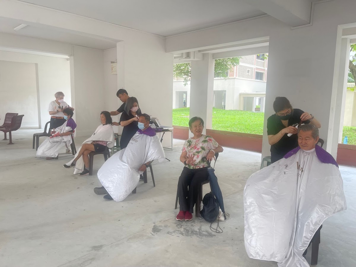 Community salon service event hosted by Inspiration Hair Approach