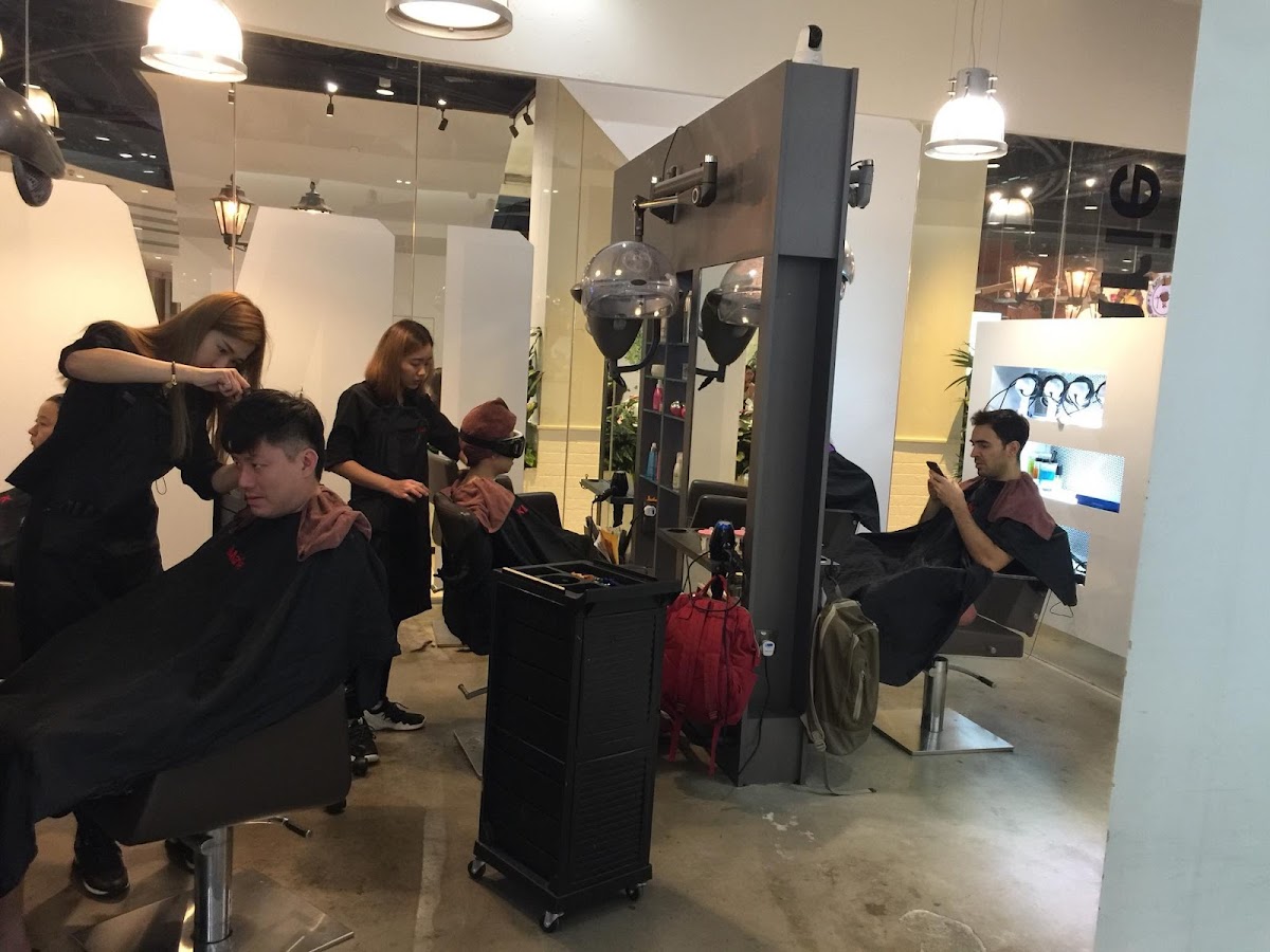 Salon team and interior setup at Inspiration Hair Approach