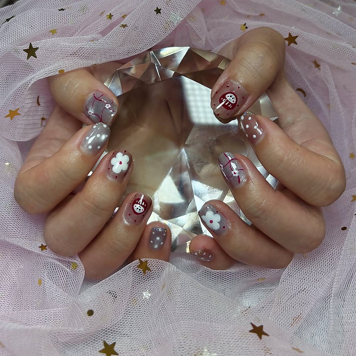 Nail art manicure design