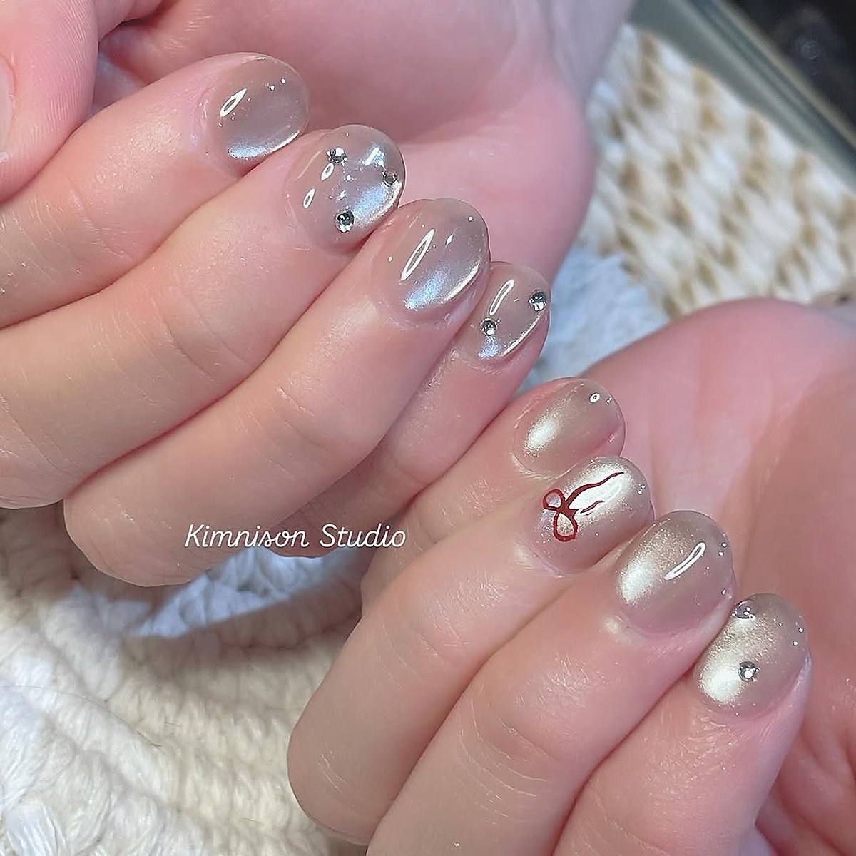 Nail art manicure result
