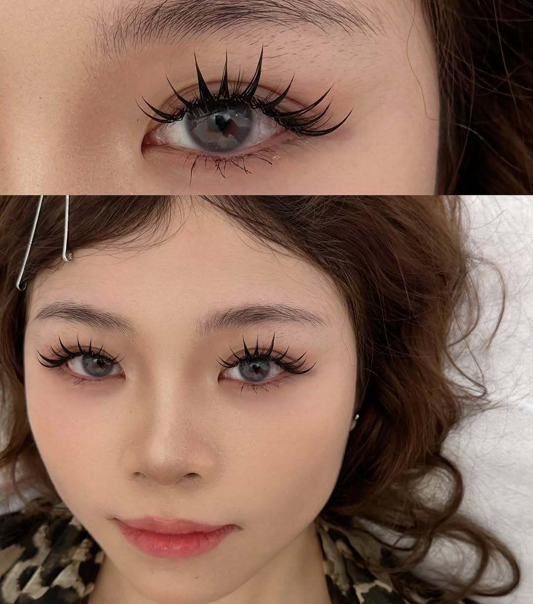 lash extension before and after