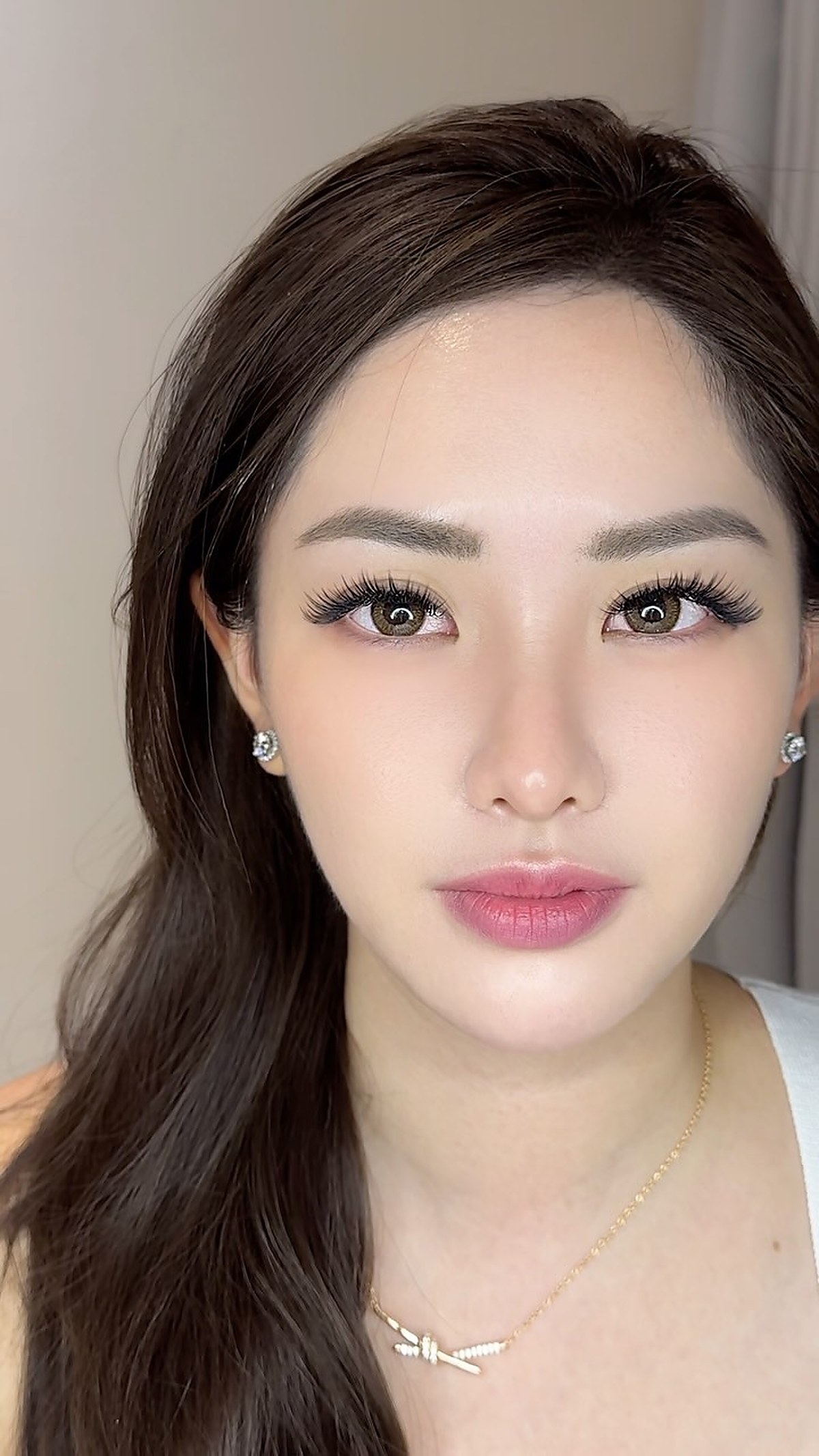 makeup and lashes result