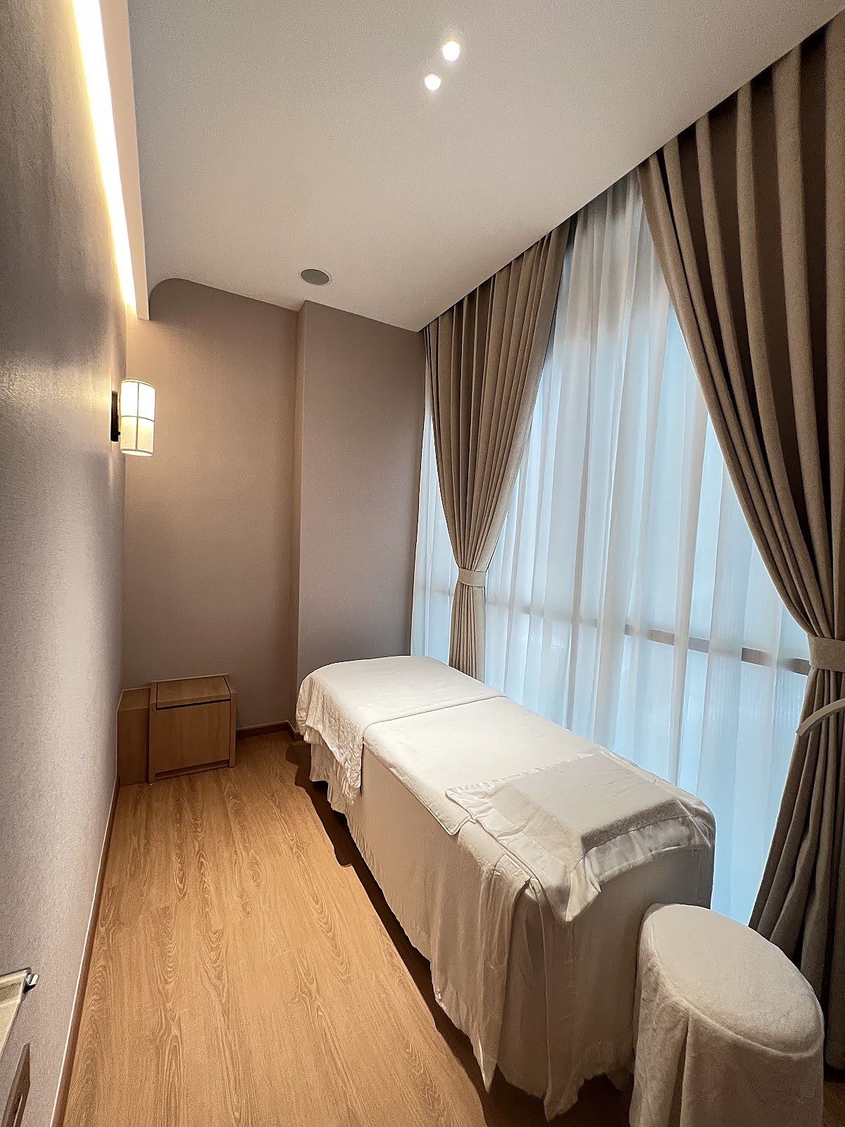Spa treatment room interior at LOV'Z BEAUTY