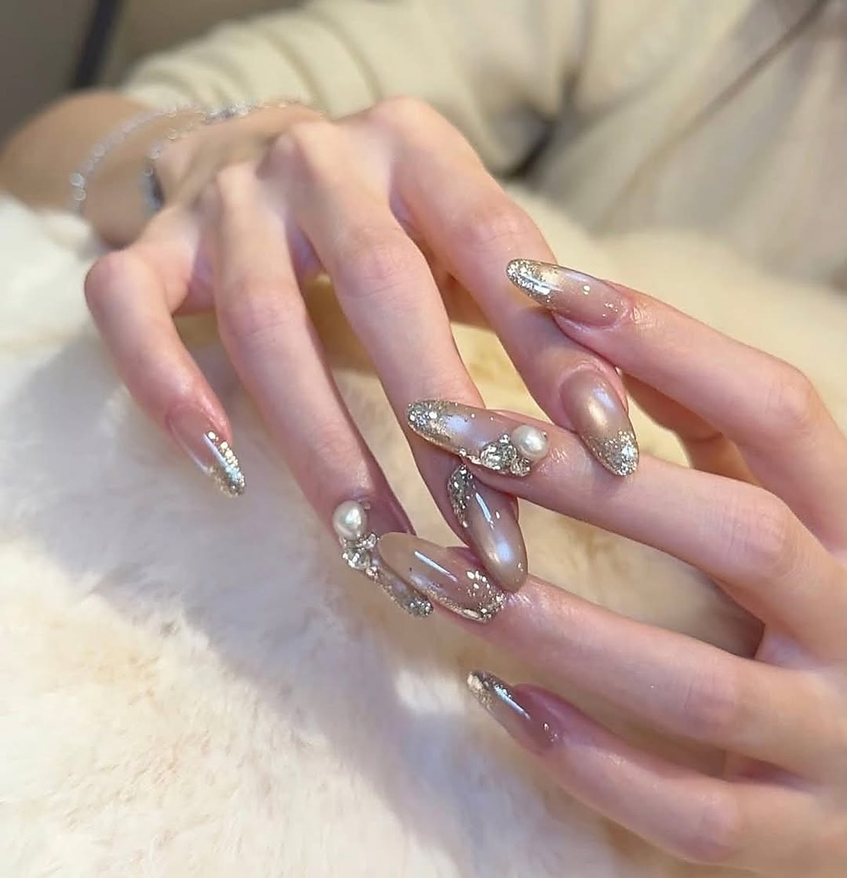 Luxury nail art design — Mythical Lab
