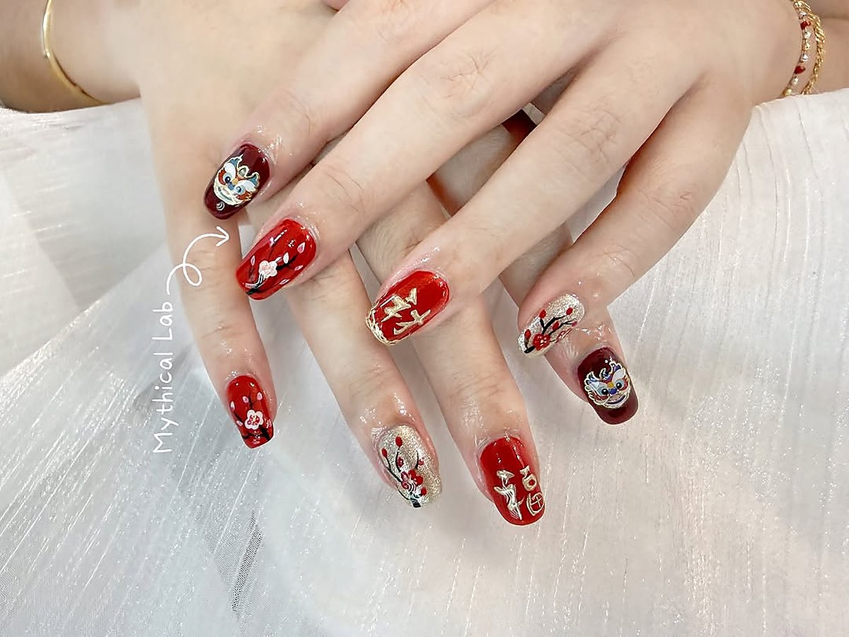 Nail art design showcase — Mythical Lab