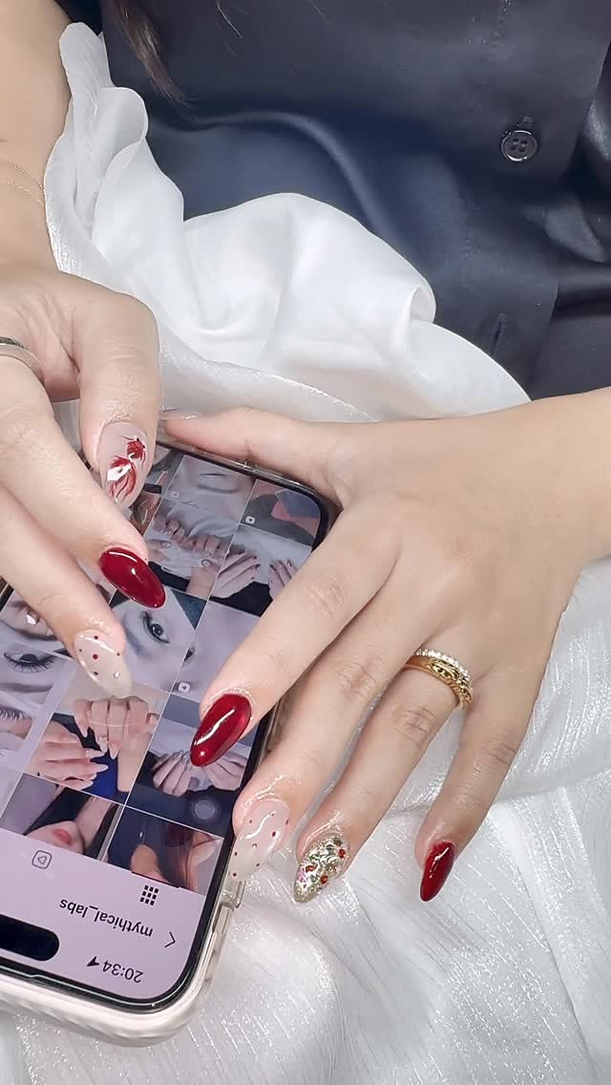 Nail art manicure design — Mythical Lab