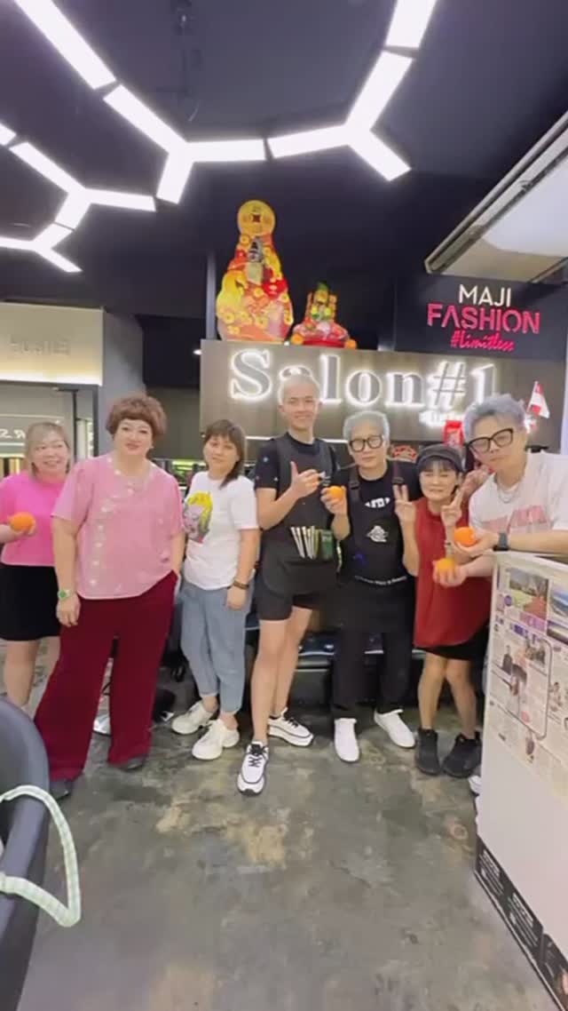 Salon team group photo
