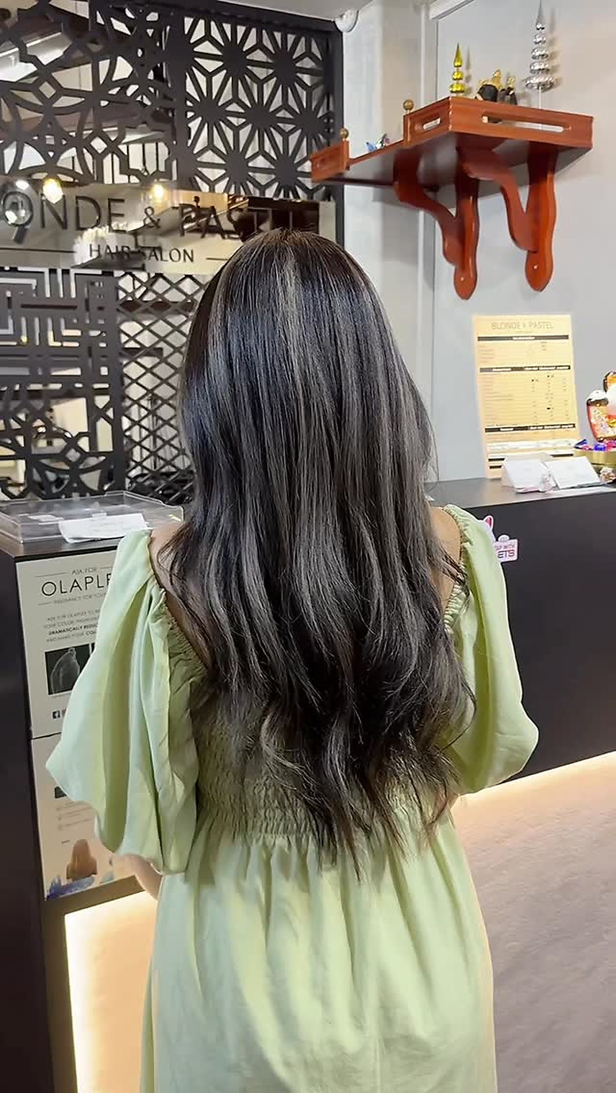 Long dark hair result