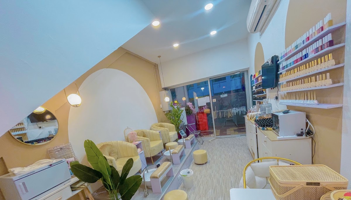 modern_salon_interior_design — The Nail Place studio in Tampines